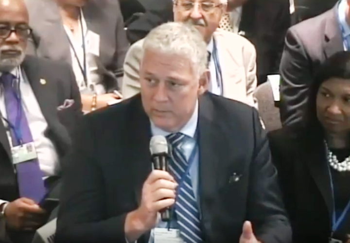 Prime Minister Allen Chastanet of St. Lucia