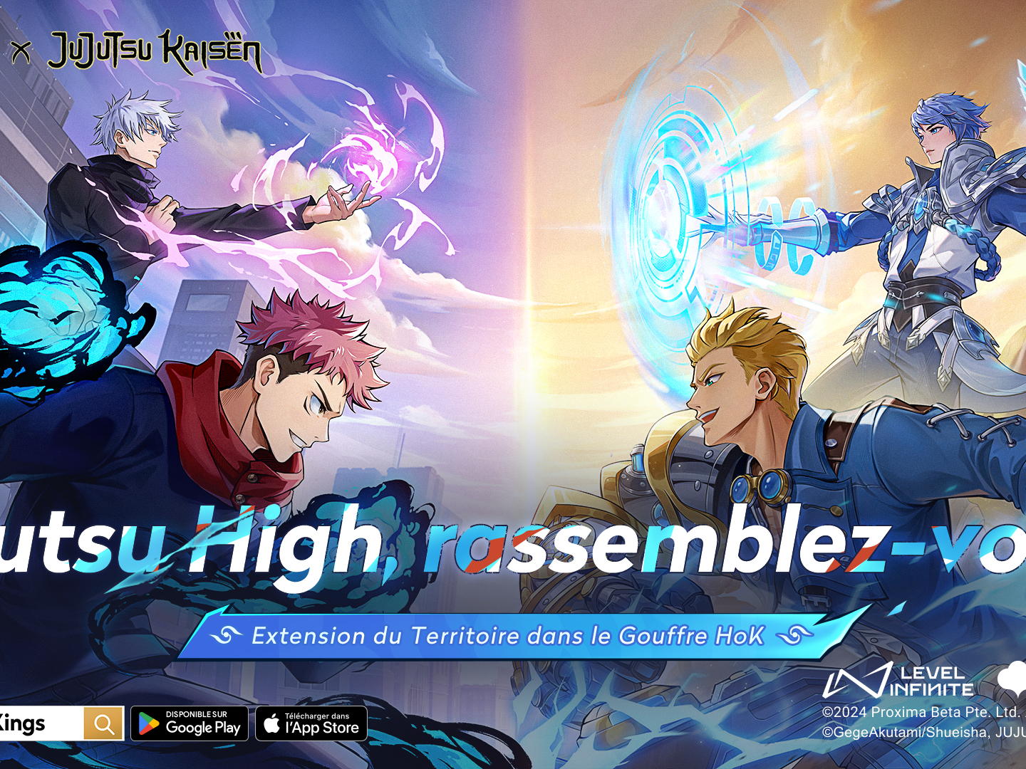 De nouveaux détails dévoilés sur la collaboration entre Honor of Kings et Jujutsu Kaisen