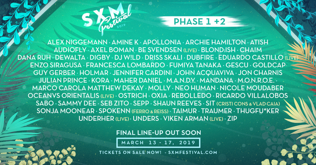 SXM Festival Announces Phase Two Lineup for March 13-17 Event on the Caribbean Island of Saint Martin/Sint Maarten ile ilgili gÃ¶rsel sonucu
