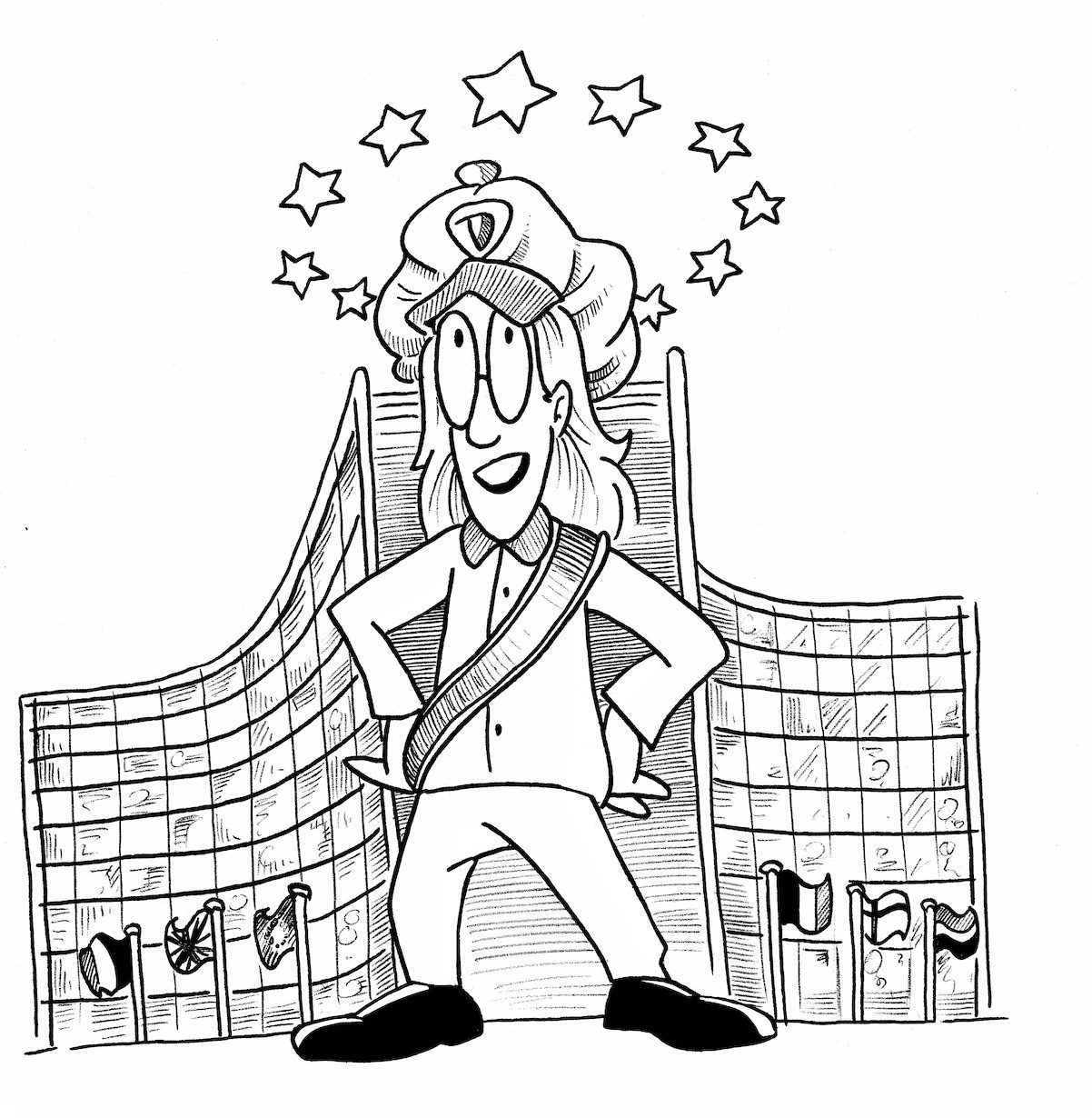 Lancement du livre de Sarah Strange - un guide unique de Bruxelles par une expatriée, basé sur des poèmes et des dessins humoristiques (cartoons)