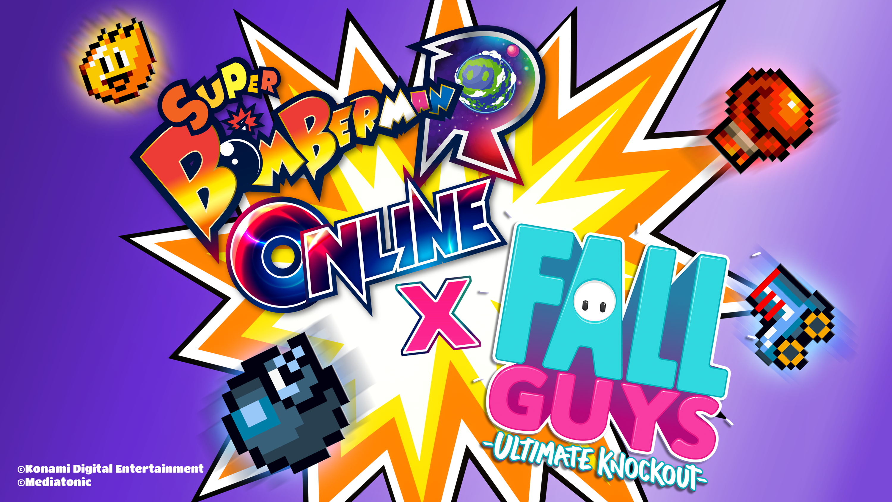 Fall Guys: Ultimate Knockout & SUPER BOMBERMAN R ONLINE entrent en collision dans un crossover inédit