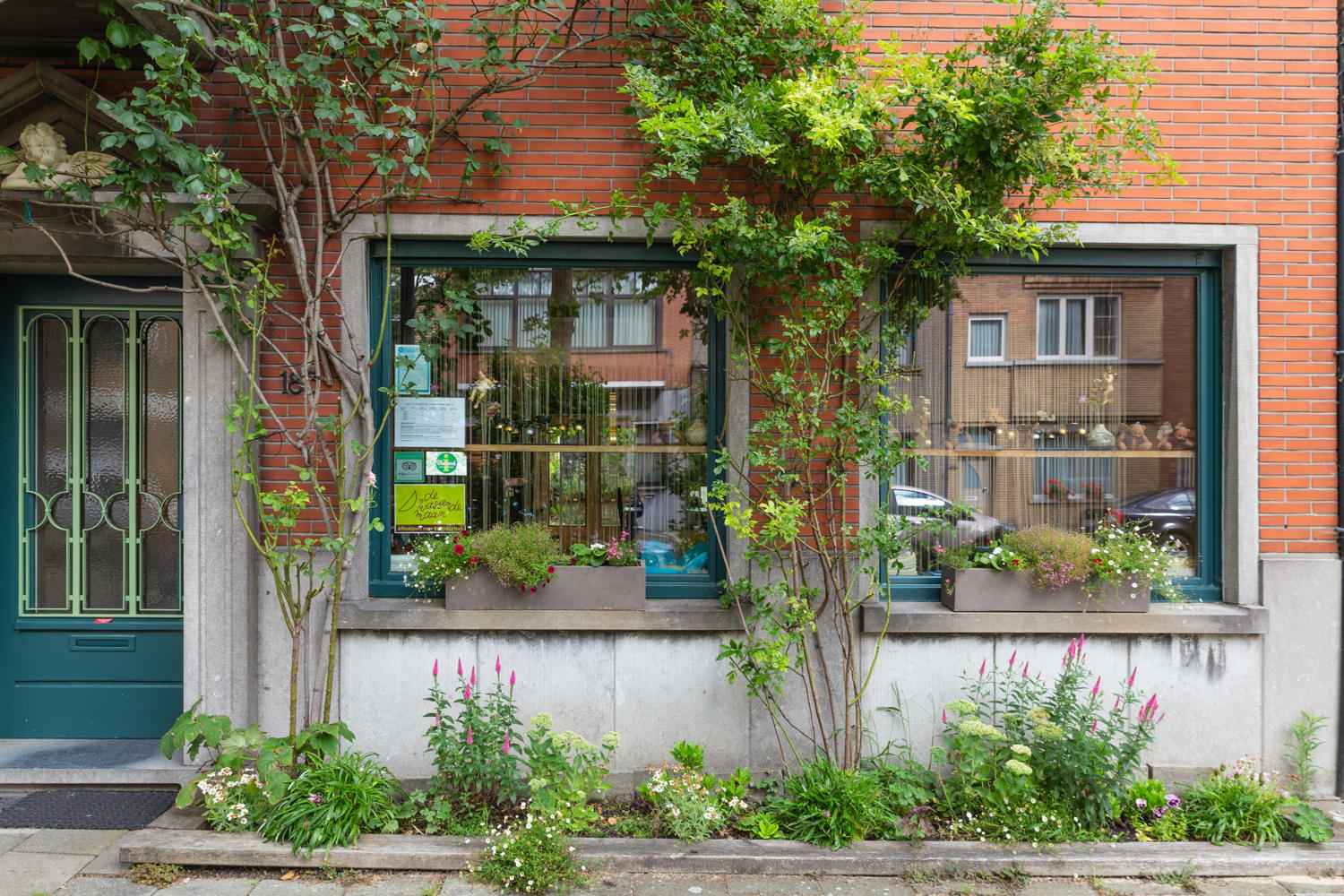 voorbeeld bredere geveltuin (c) stad Gent