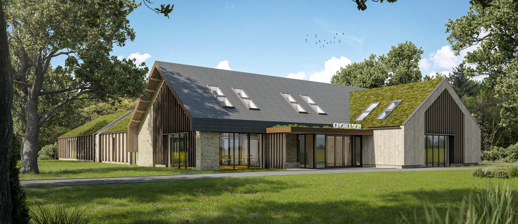 AI Grotelsche Heide Hoofdgebouw exterieur
