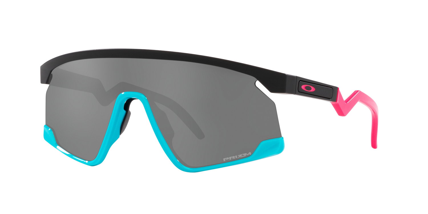 OAKLEY BXTR MATTE BLACK/TEAL WITH PRIZM BLACK (2)