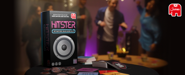 Hitster, het nieuwe partyspel van Jumbodiset