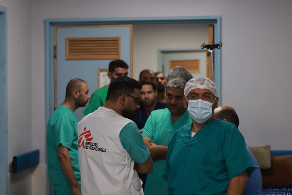 Imagen de archivo del Hospital Nasser en noviembre de 2023. © MSF