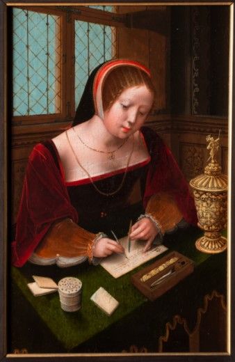 'Lady at her Desk. ca 1500-1520.
The Phoebus Foundation
