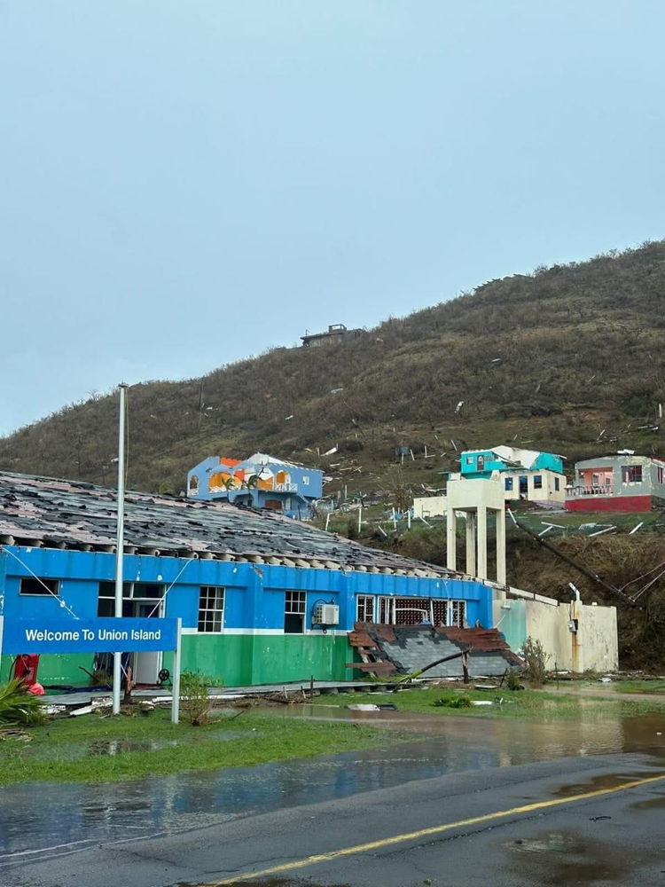 Captured Images from Hurricane Beryl. All Rights to the Owner.