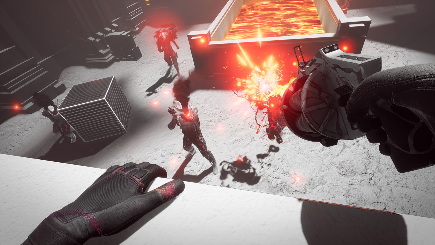 Synapse - Launch Screenshot - Firing from Above