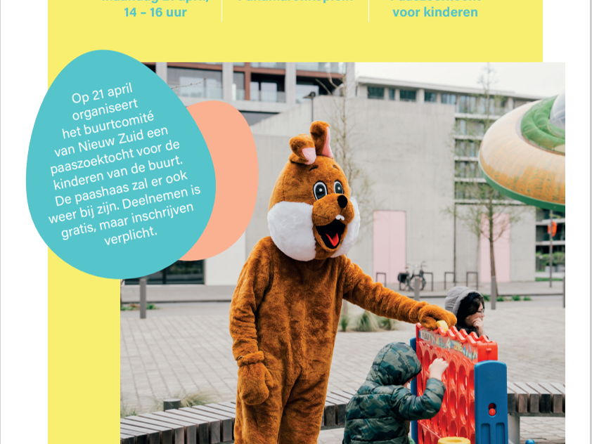 Buurtcomité organiseerde vijfde editie van het paasevent op Nieuw Zuid