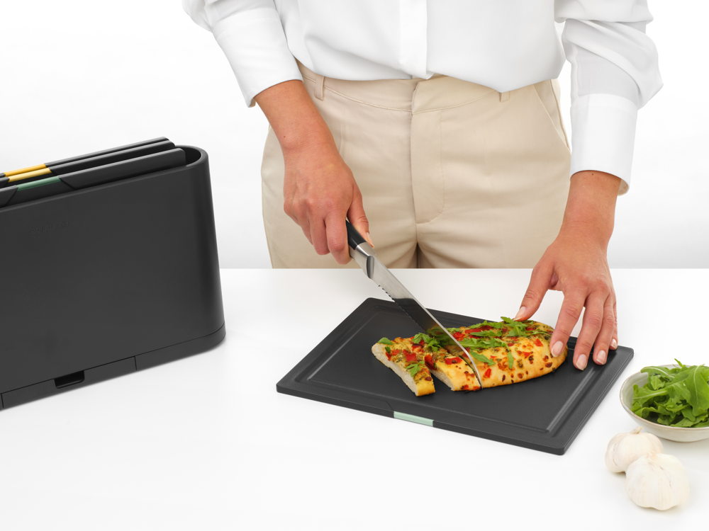 Tasty+ Chopping Boards, Set of 4 - Dark Grey - 8710755229466 Brabantia_6_NR-41011