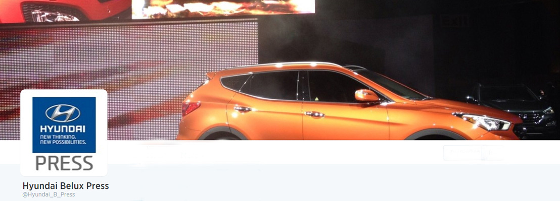 Hyundai Belux persberichten voortaan ook op Twitter.
