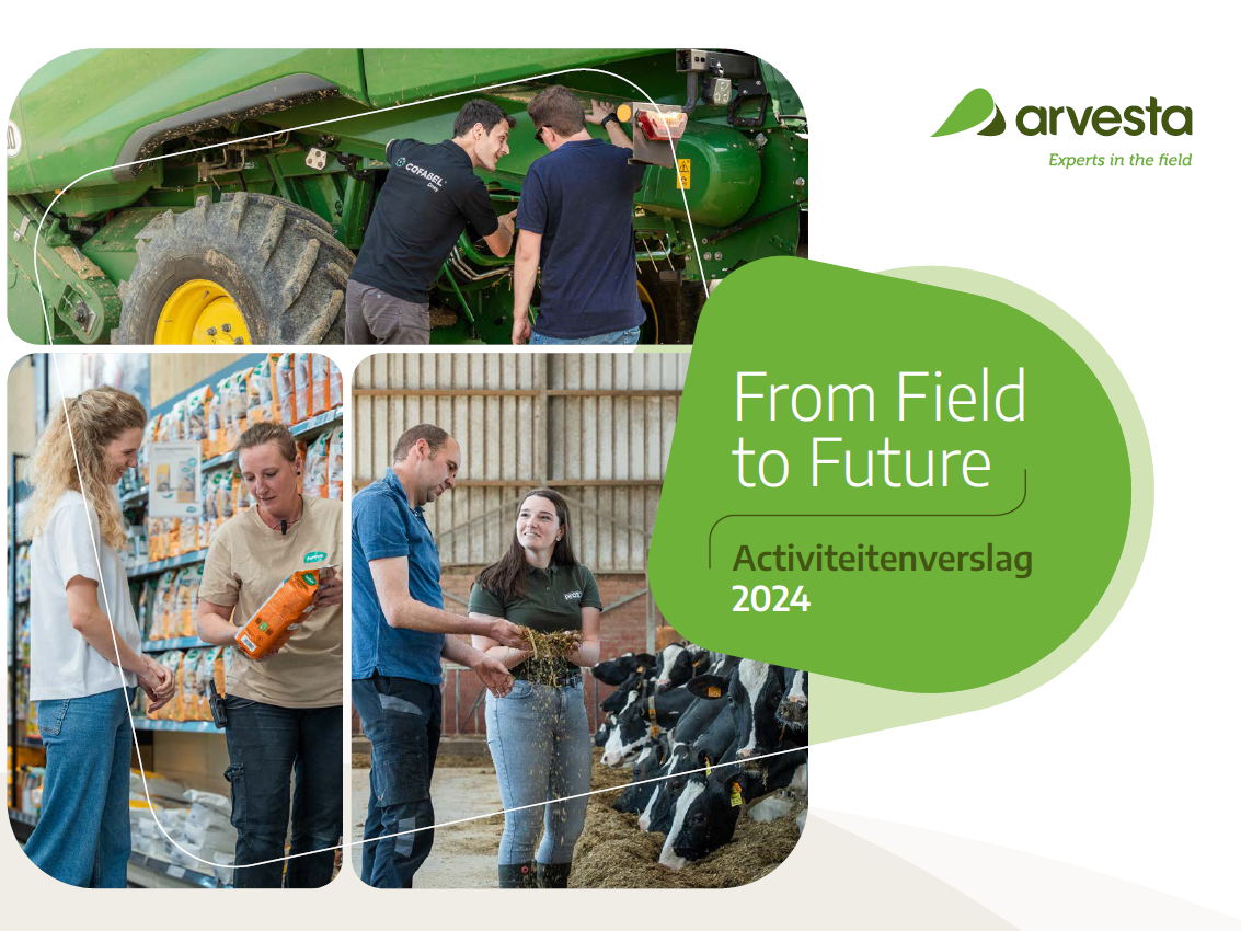 Arvesta Activiteitenverslag  2024: strategische investeringen leiden tot groei in 2024