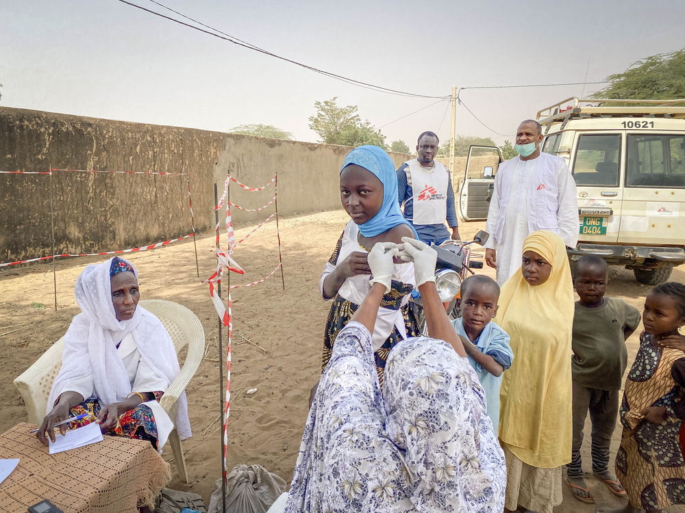 Diphteria vaccination in Zinder region, Niger. Photographer: Mariama Diallo | Date: 06/01/2023 | Location: Zinder region, Niger