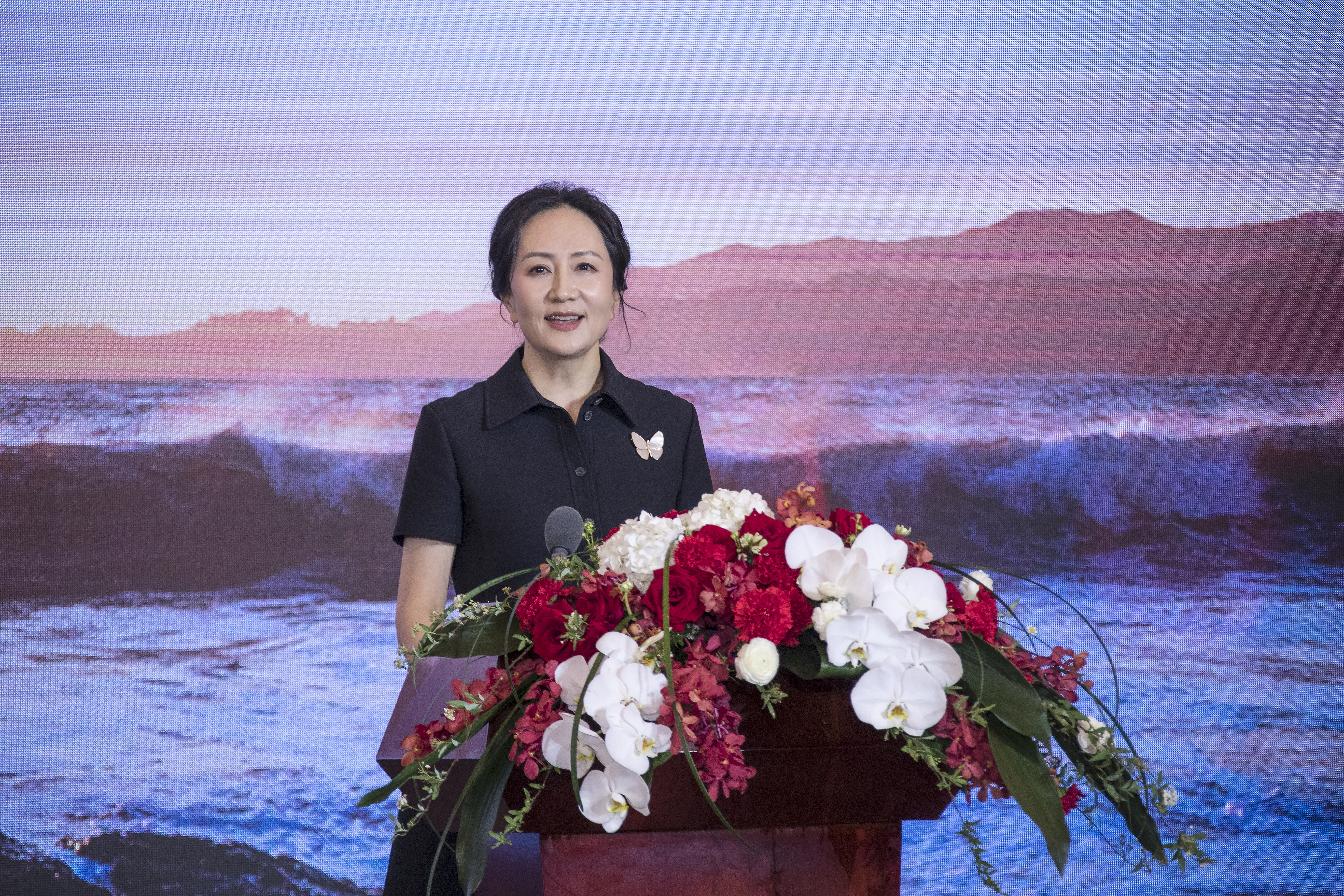 Meng Wanzhou, directora financiera de Huawei