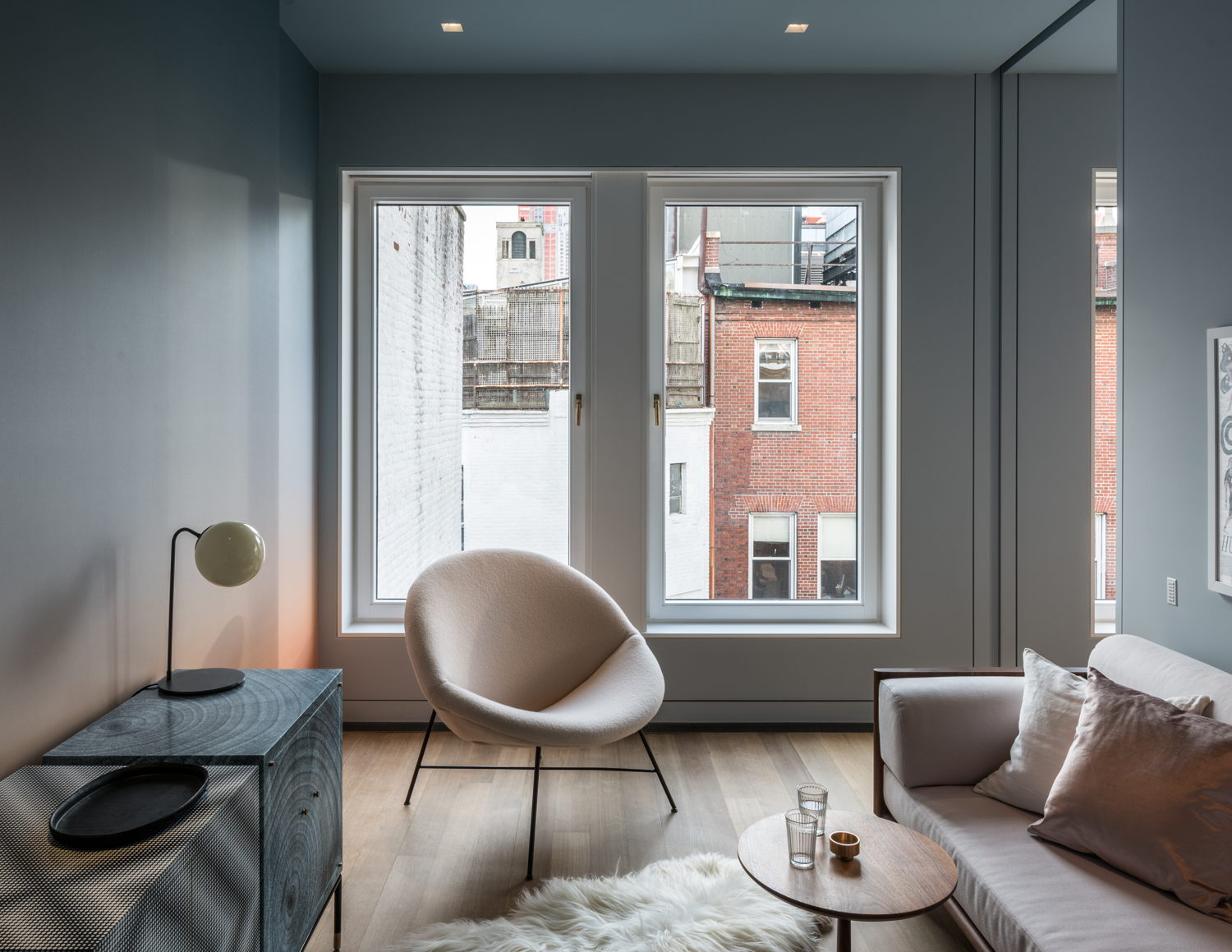 View of fifth floor. Photo by Alan Tansey.