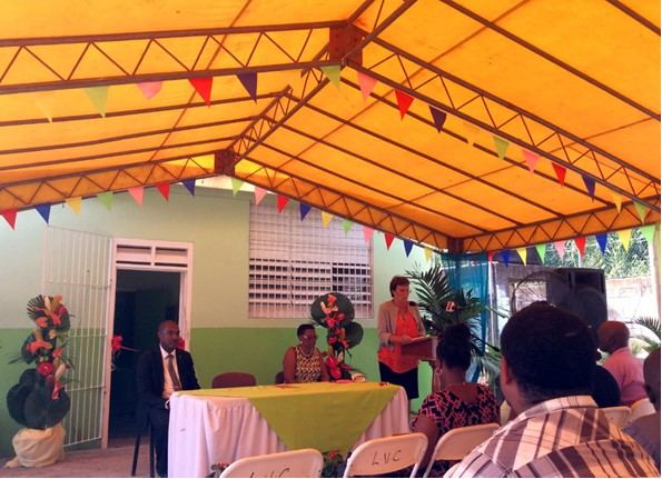 Opening Ceremony of Gutter Village Rehabilitation Centre, Commonwealth of Dominica.