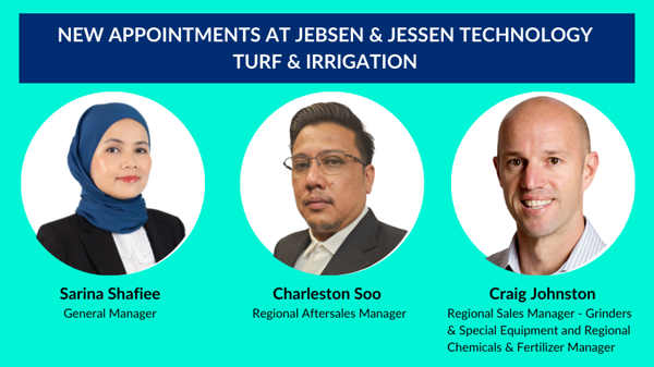 New Appointments at Jebsen & Jessen Technology Turf & Irrigation