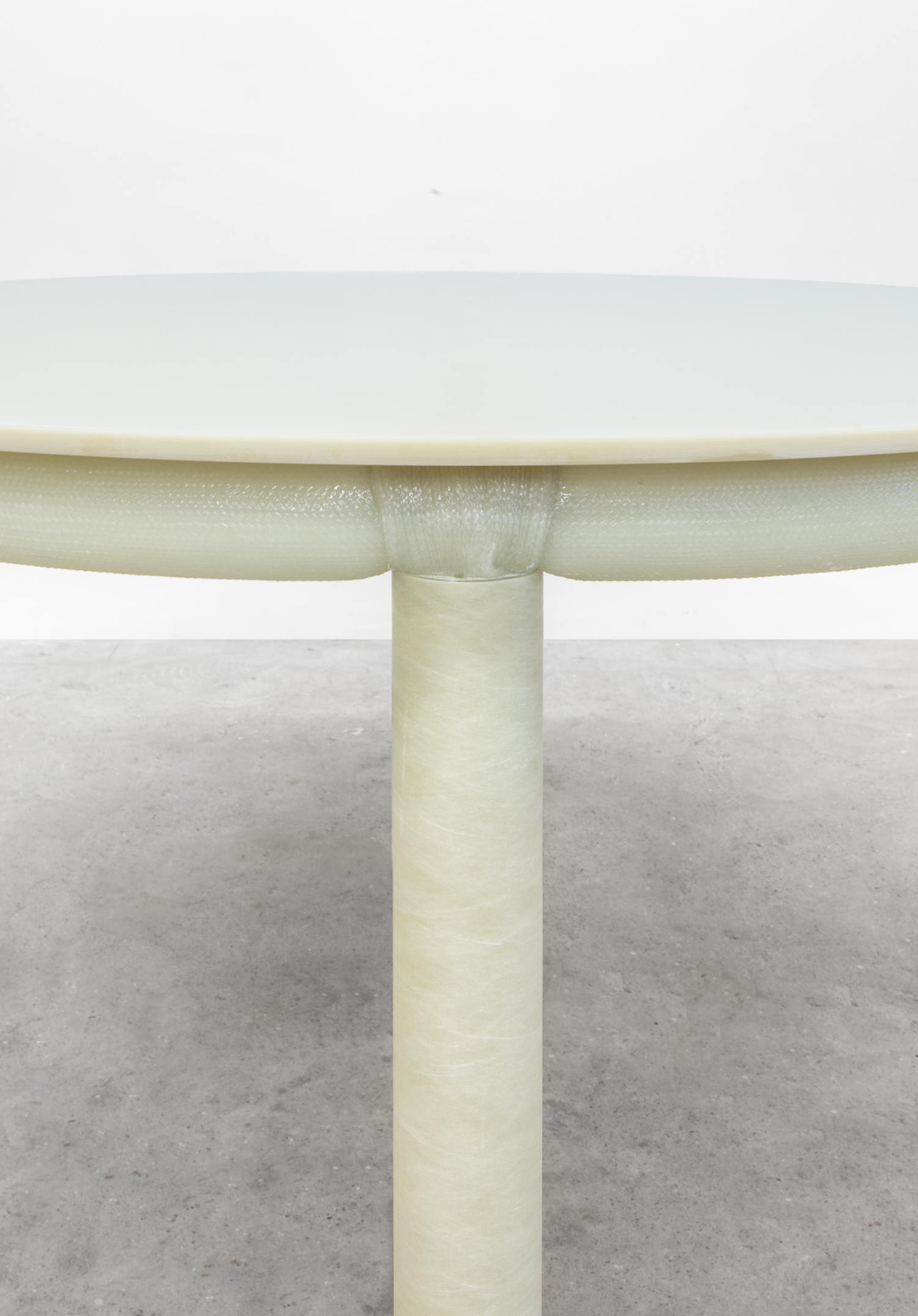 FT, Fiberglass Table Dining Table, Fiberglass (detail)