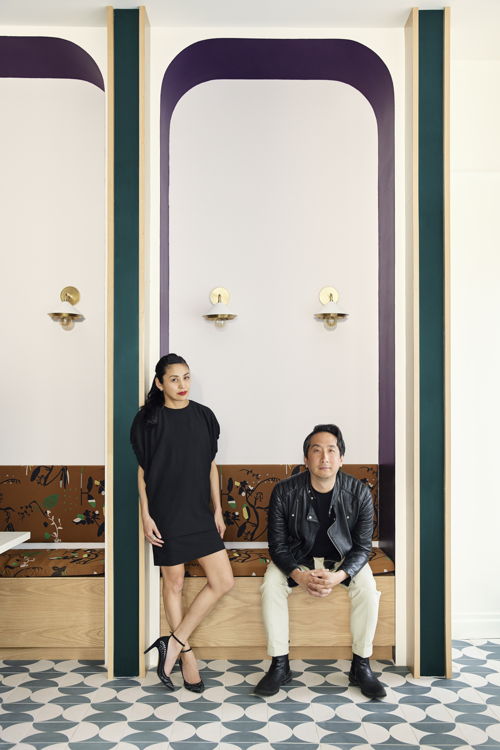 Barbara Reyes, Director of Design of Interiors / Branding (L) and Frederick Tang (R), Director of Design and Principal Architect, Photo by Gieves Anderson