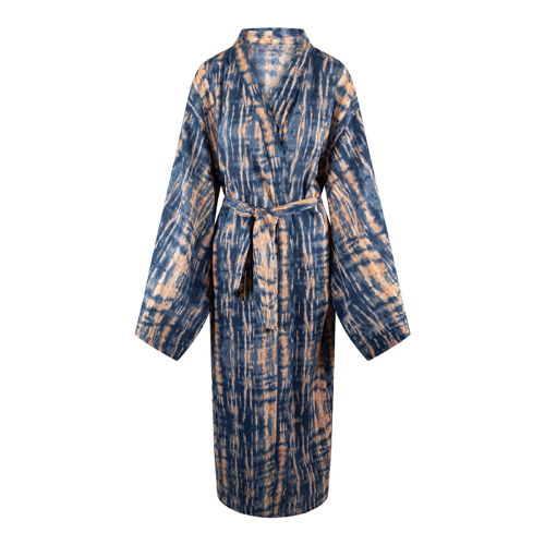 LingaDore FW25 8106 LongKimono TieDyeDarkDenim 69 95 EUR