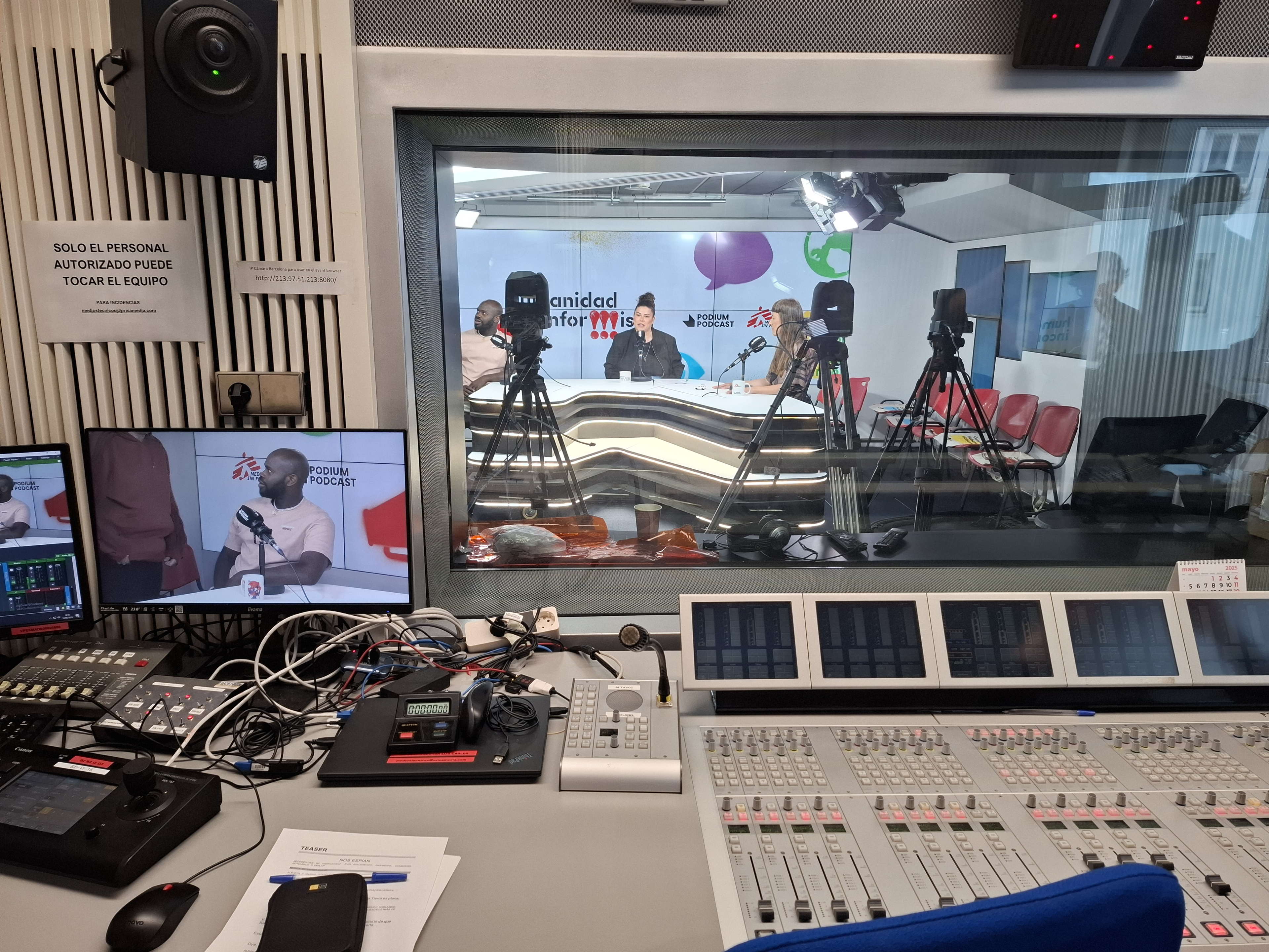 Médicos Sin Fronteras y Podium Podcast estrenan el videopodcast ‘Humanidad Inconformista’
