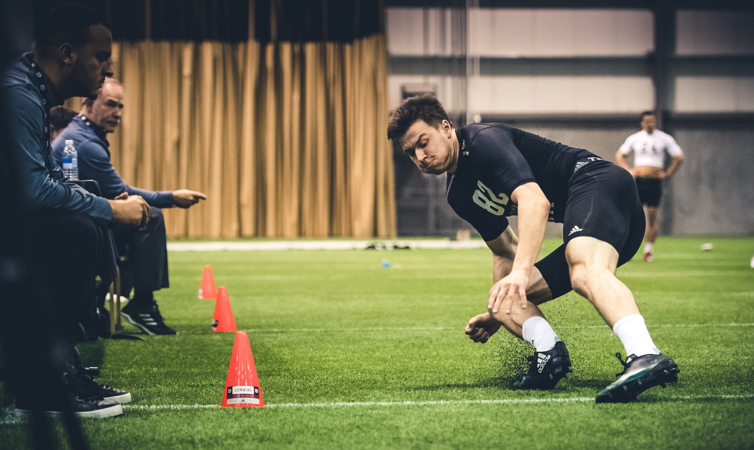 Mitchell Picton at the CFL Combine presented by adidas. Photo credit: Johany Jutras/CFL
