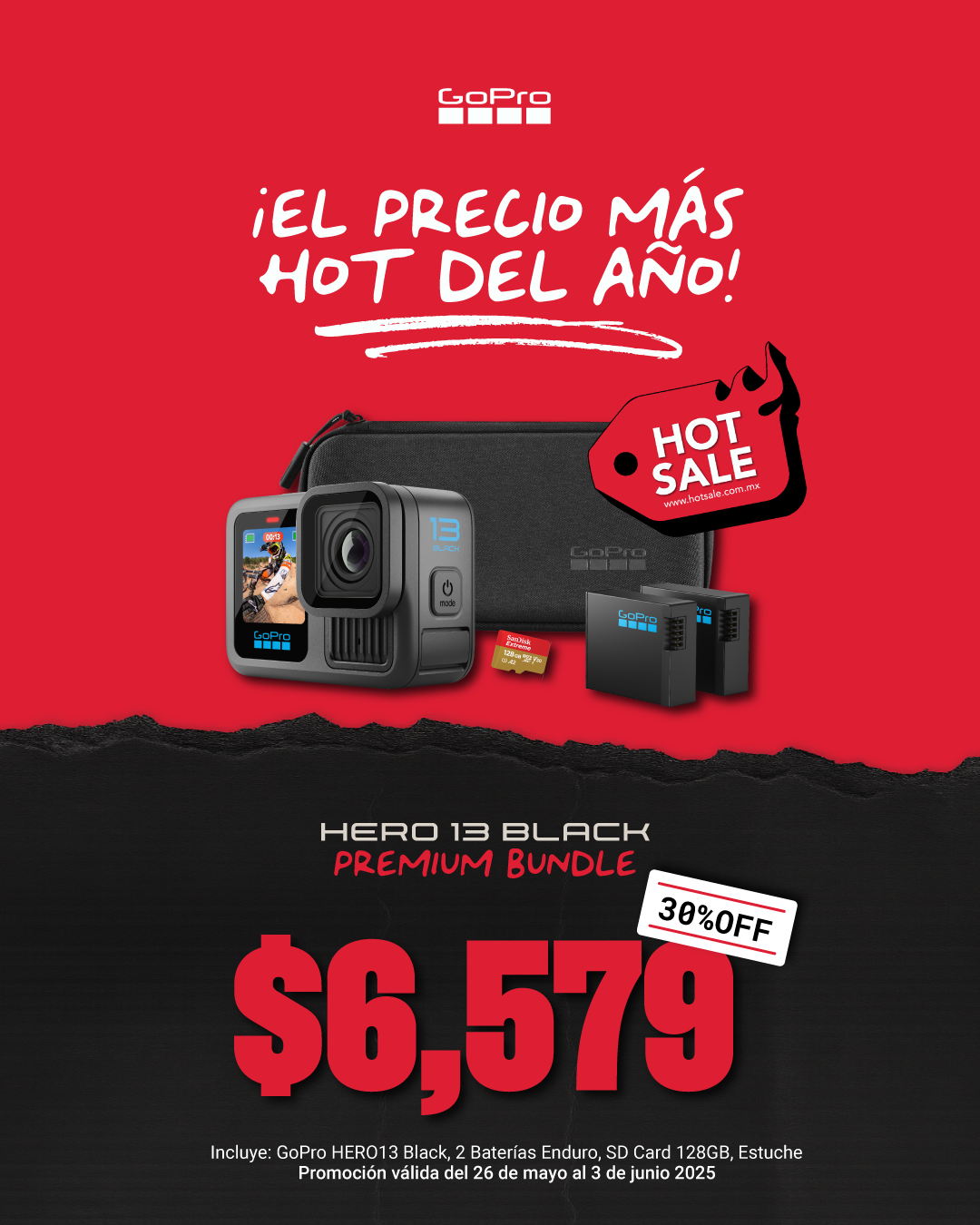 ¡Este Hot Sale arde en GoPro.mx! Descuentos épicos para capturar tu mejor aventura