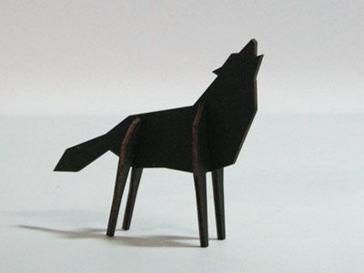 Atelier Pierre Nordic puzzel Wolf Medium Black €16