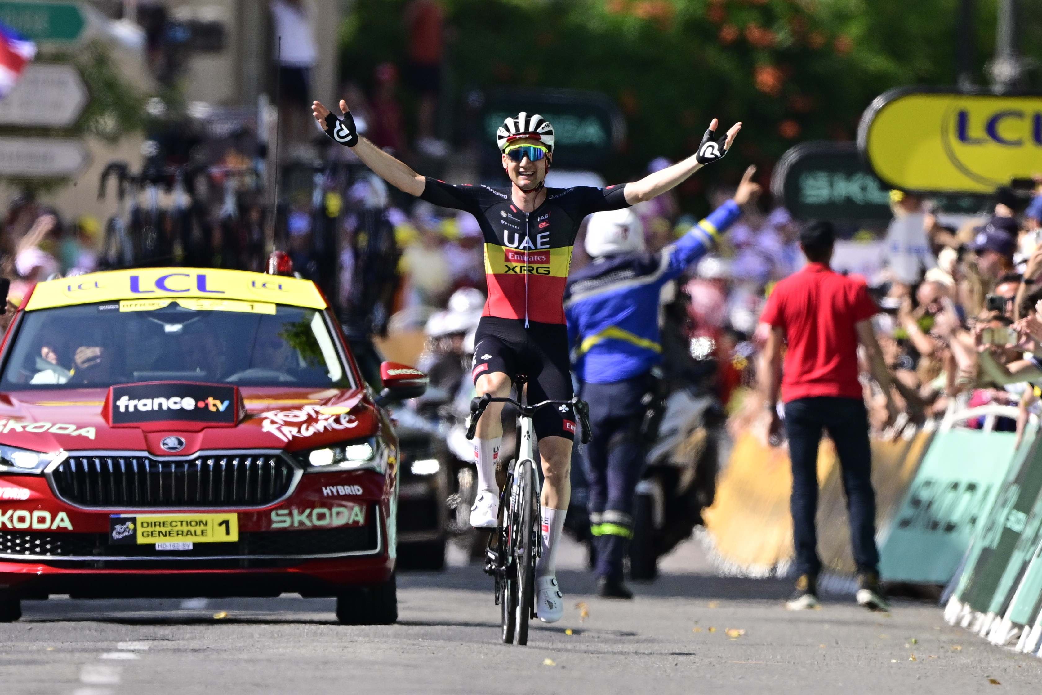 Tour de France: Tim Wellens impresses with stunning solo victory on transition stage to Carcassonne