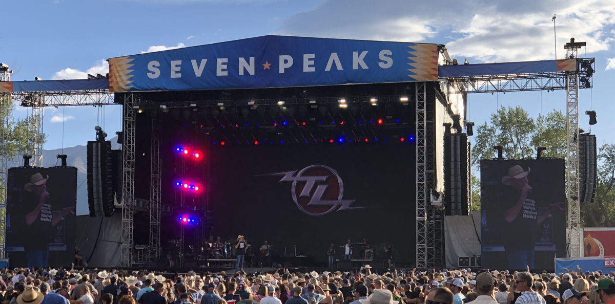 The Main Stage at Seven Peaks